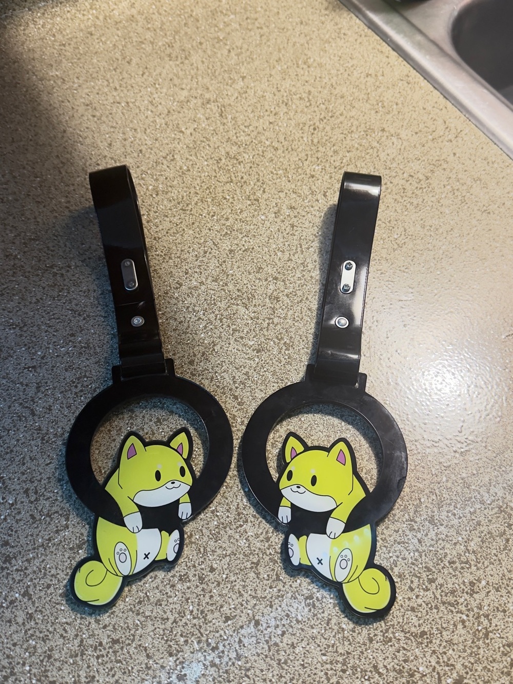 Dog Jdm car interior handle straps set